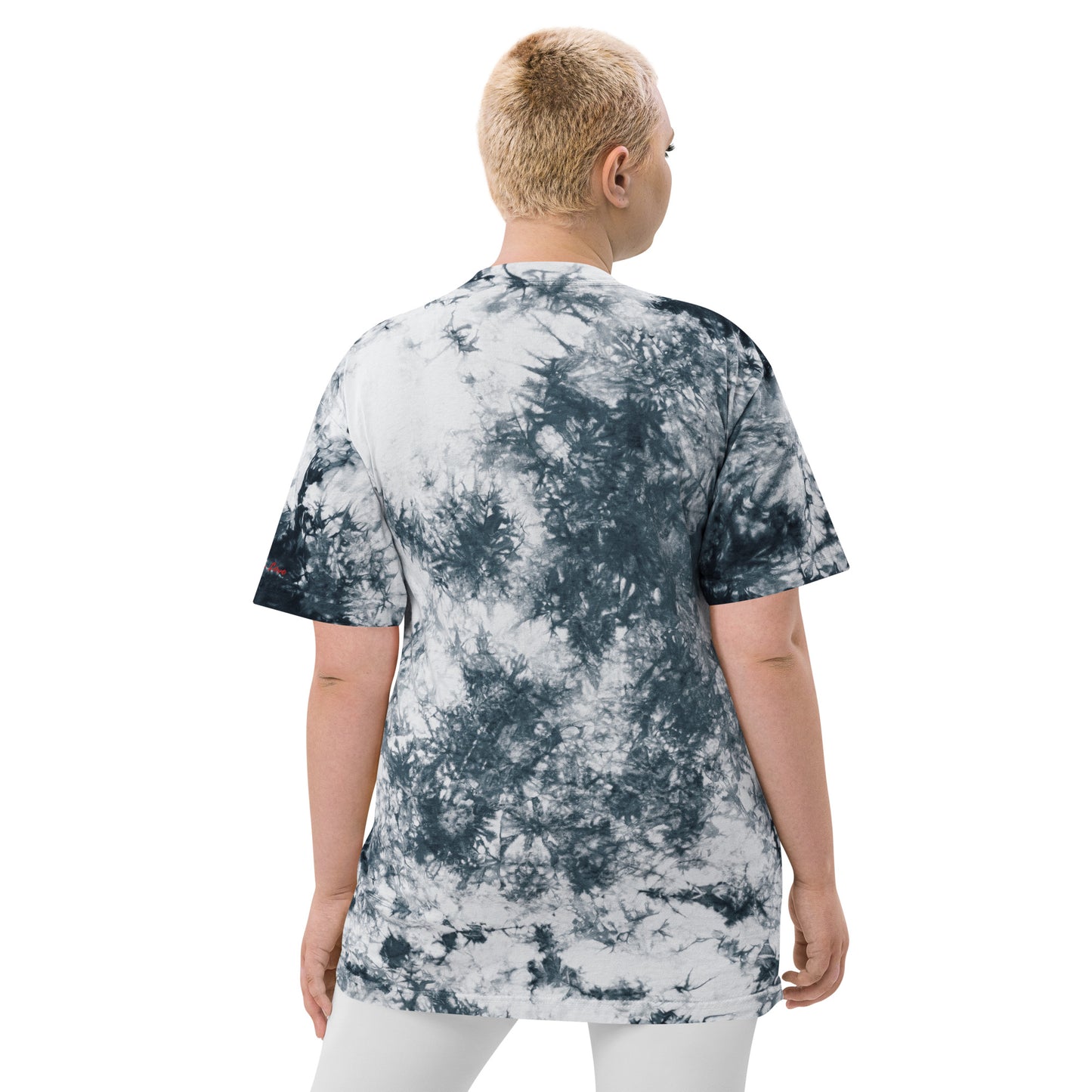 Square Brear Oversized tie-dye t-shirt