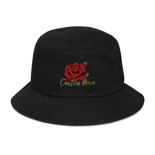 Carter Rose Denim bucket hat