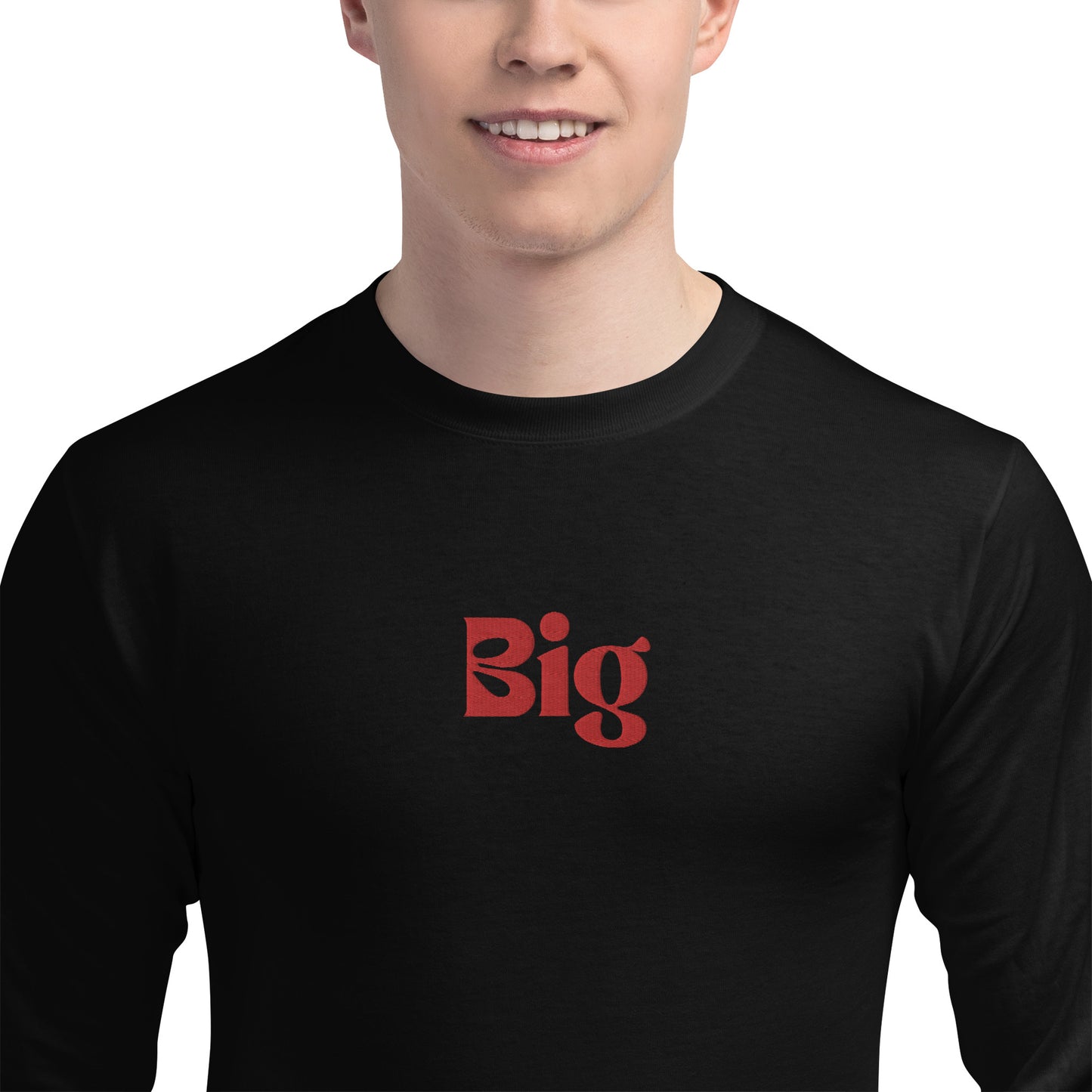 Big Unisex Champion Long Sleeve Shirt