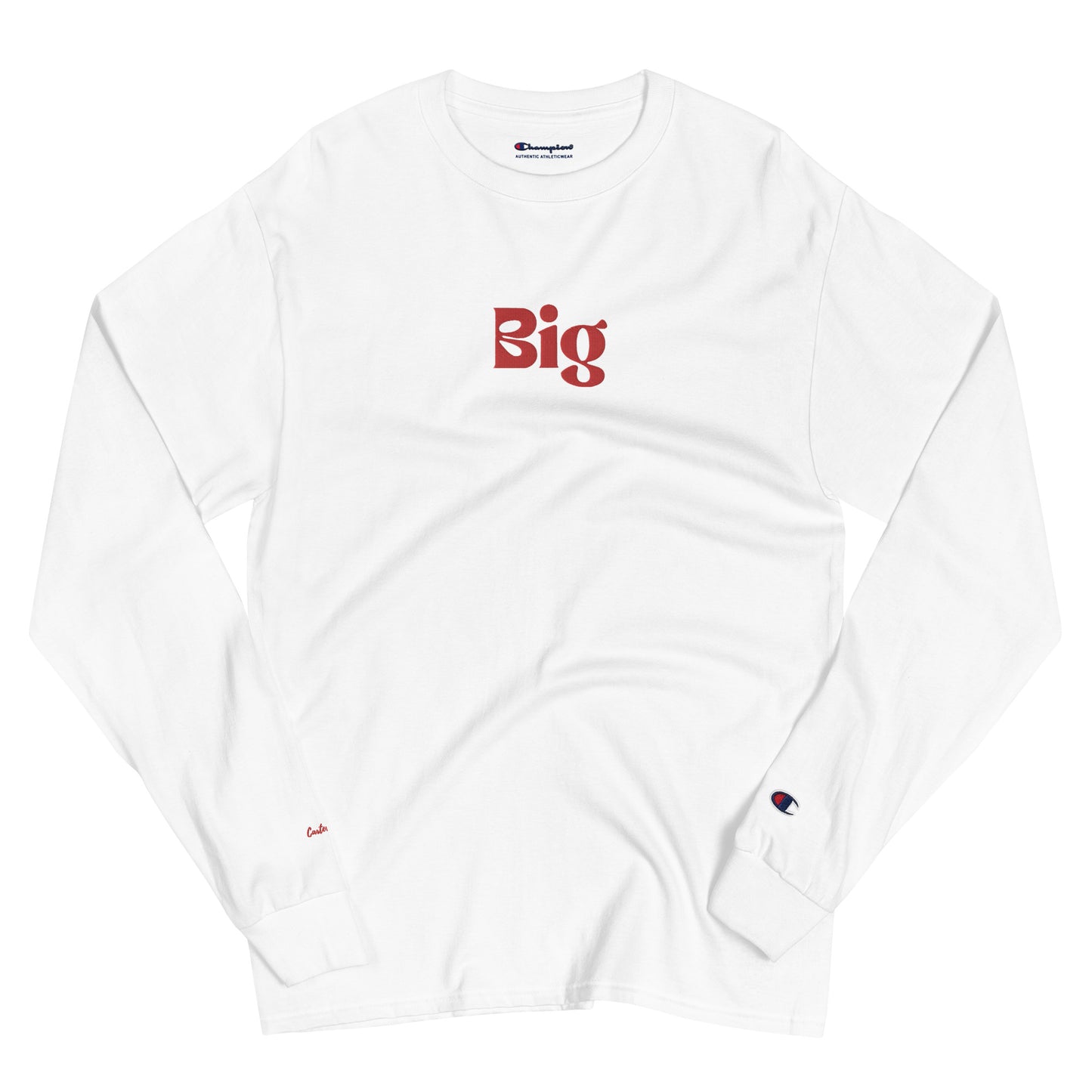 Big Unisex Champion Long Sleeve Shirt