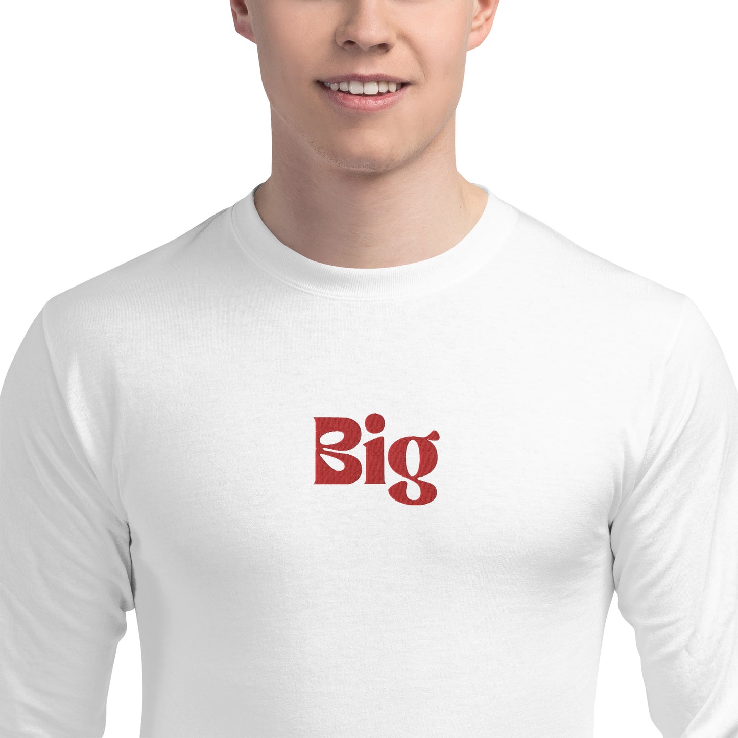 Big Unisex Champion Long Sleeve Shirt