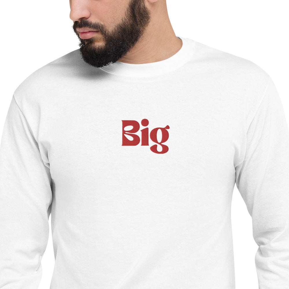 Big Unisex Champion Long Sleeve Shirt