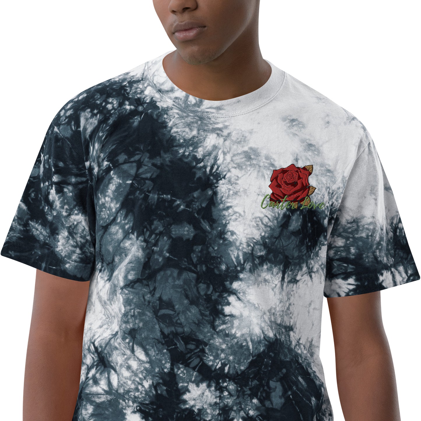 Carter Rose Oversized tie-dye t-shirt