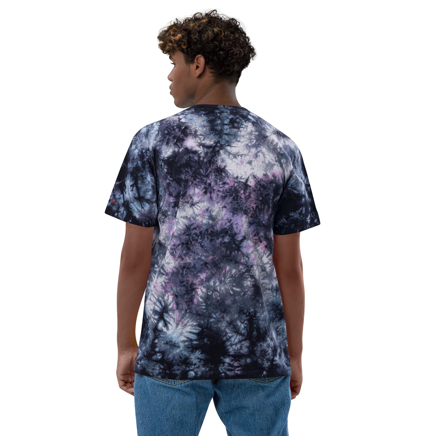 Square Brear Oversized tie-dye t-shirt