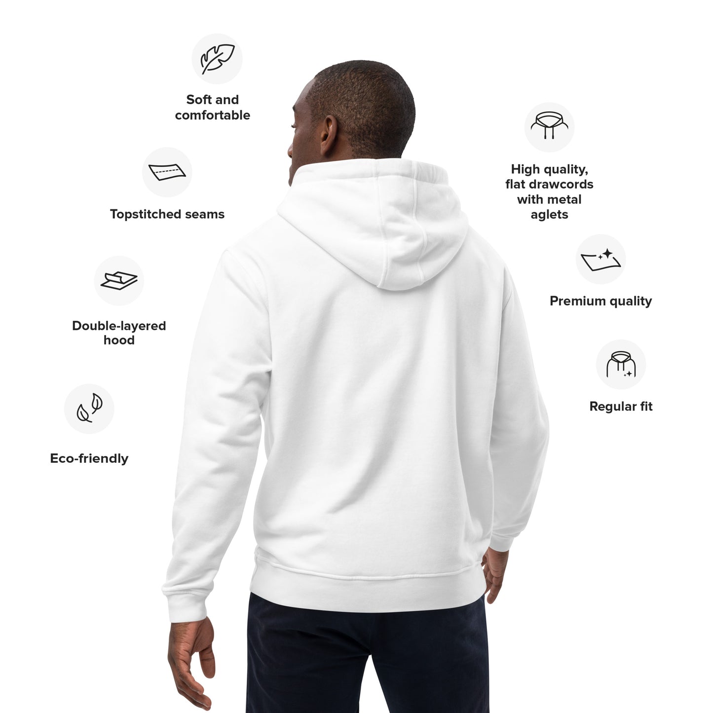 Worthy Always eco hoodie