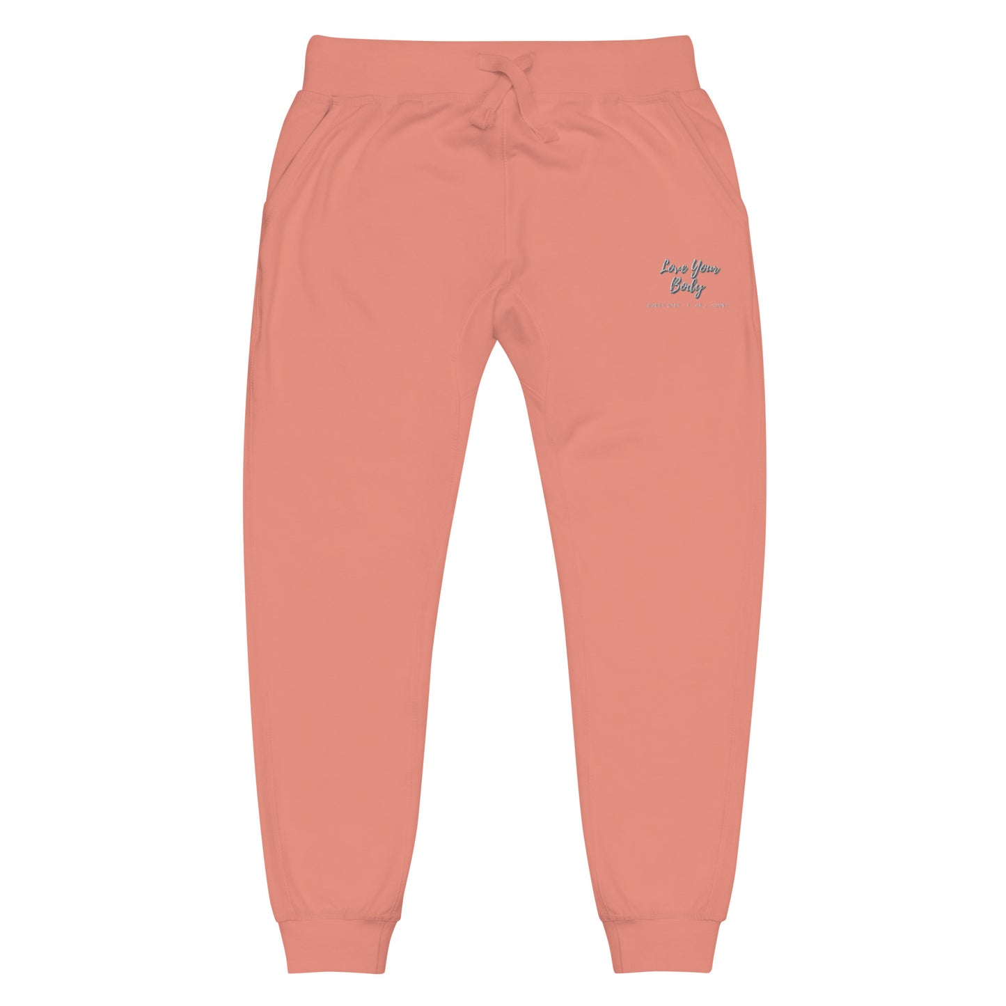 Love Your Body Every Step of the Journey Unisex fleece sweatpants