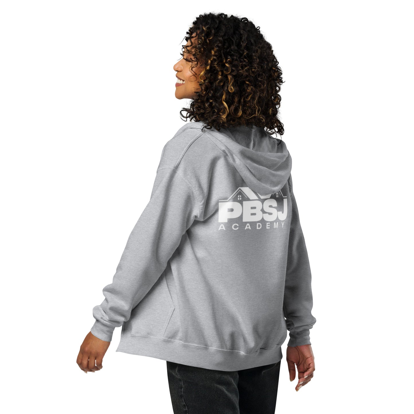 PBSJ heavy blend zip hoodie