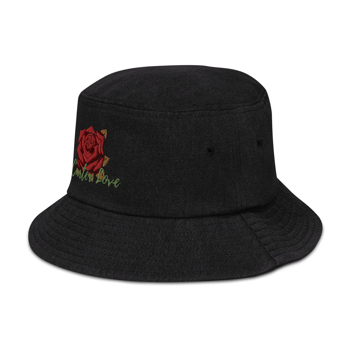 Carter Rose Denim bucket hat