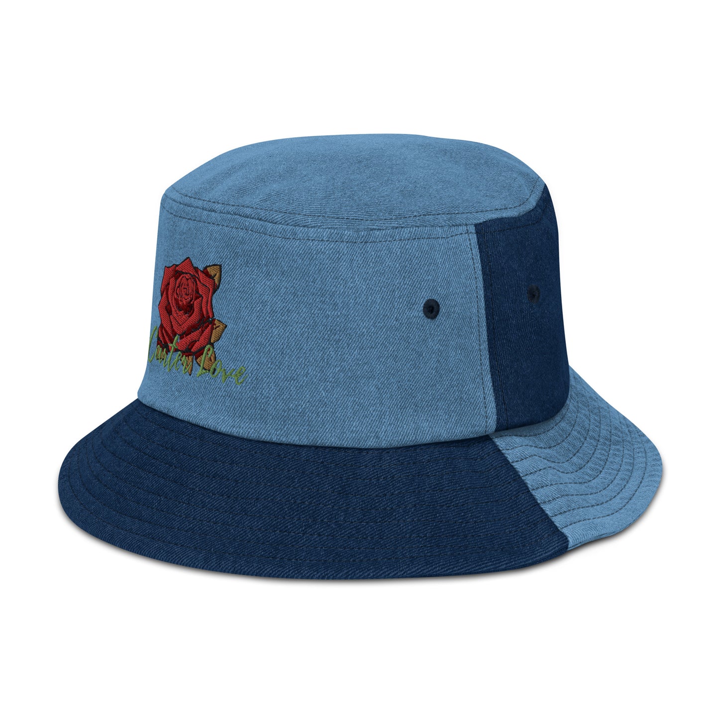 Carter Rose Denim bucket hat