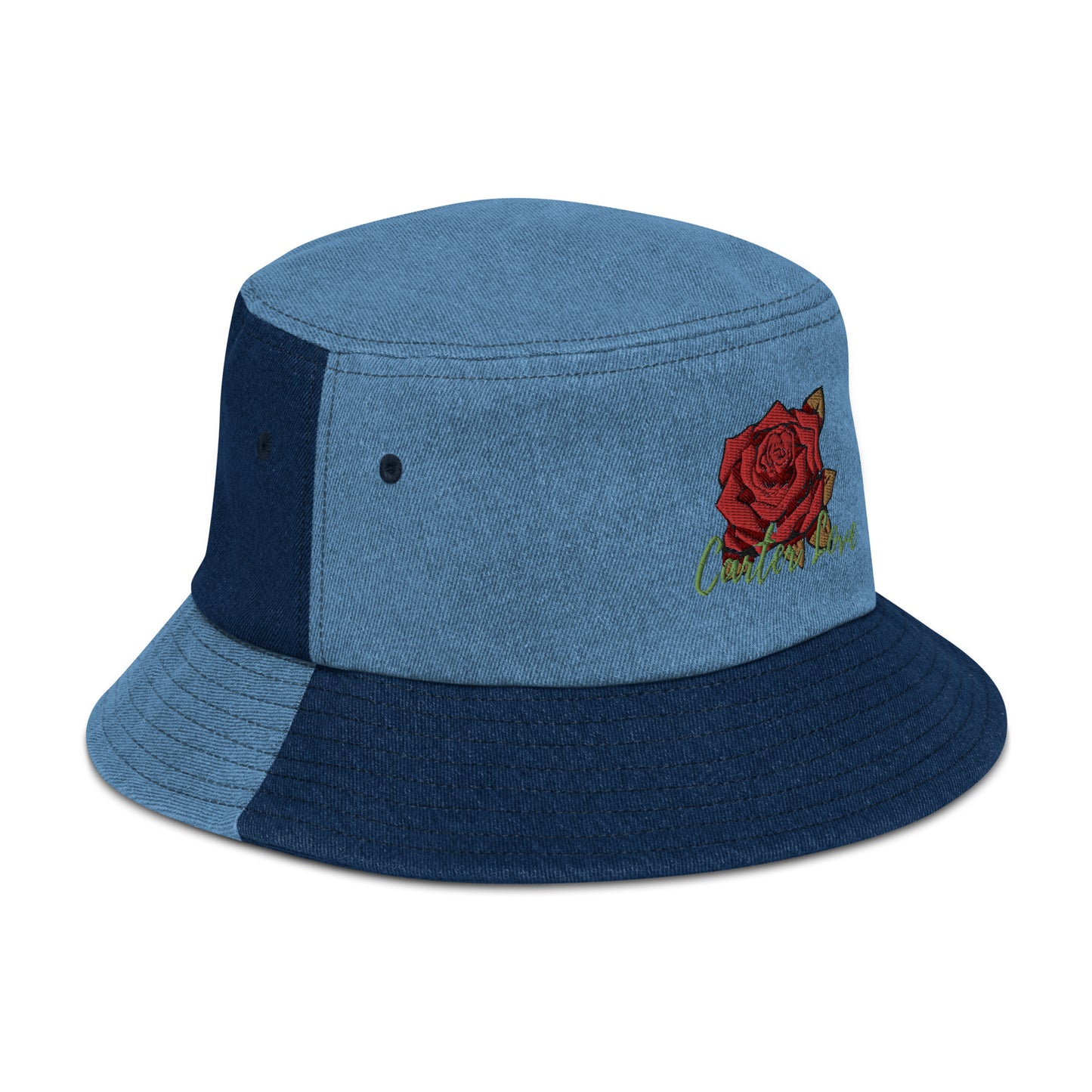 Carter Rose Denim bucket hat