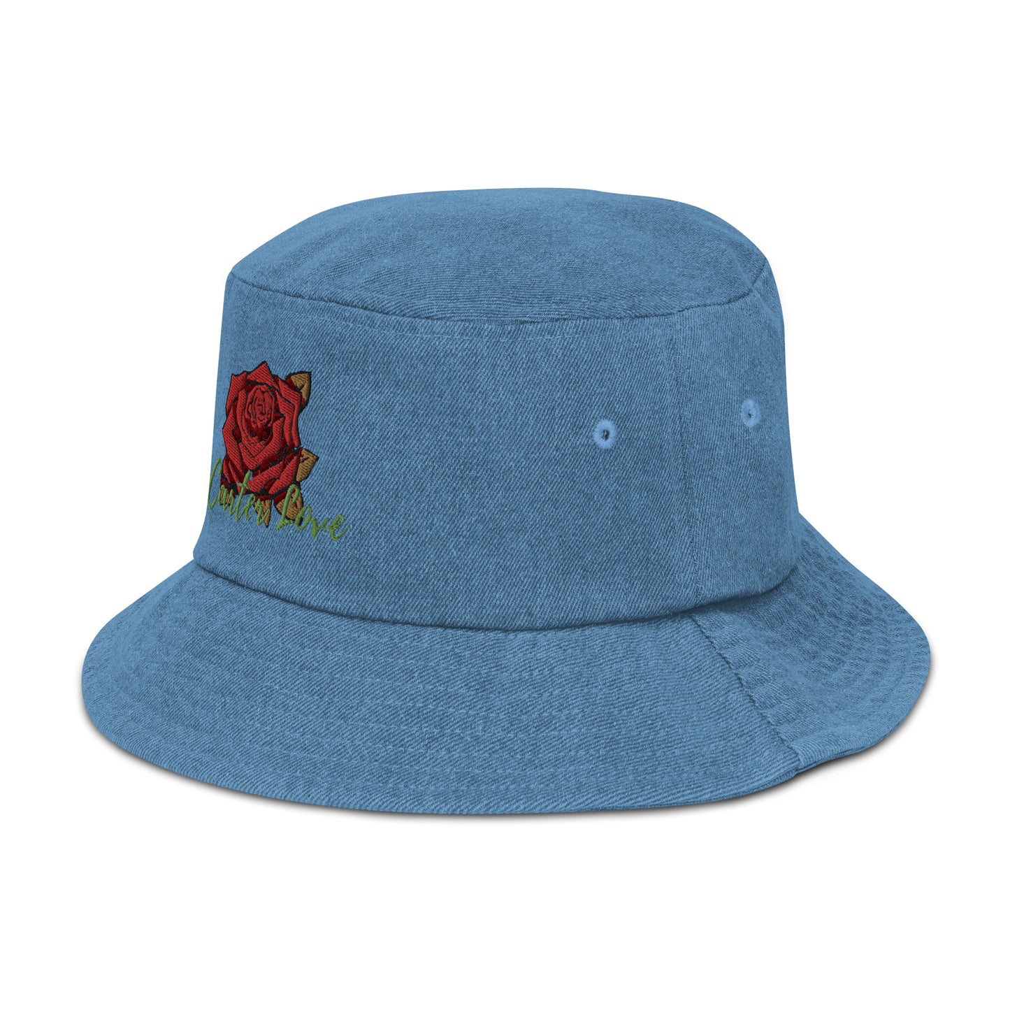 Carter Rose Denim bucket hat