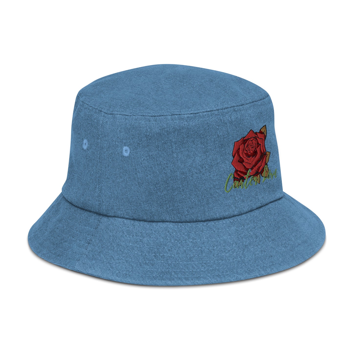 Carter Rose Denim bucket hat