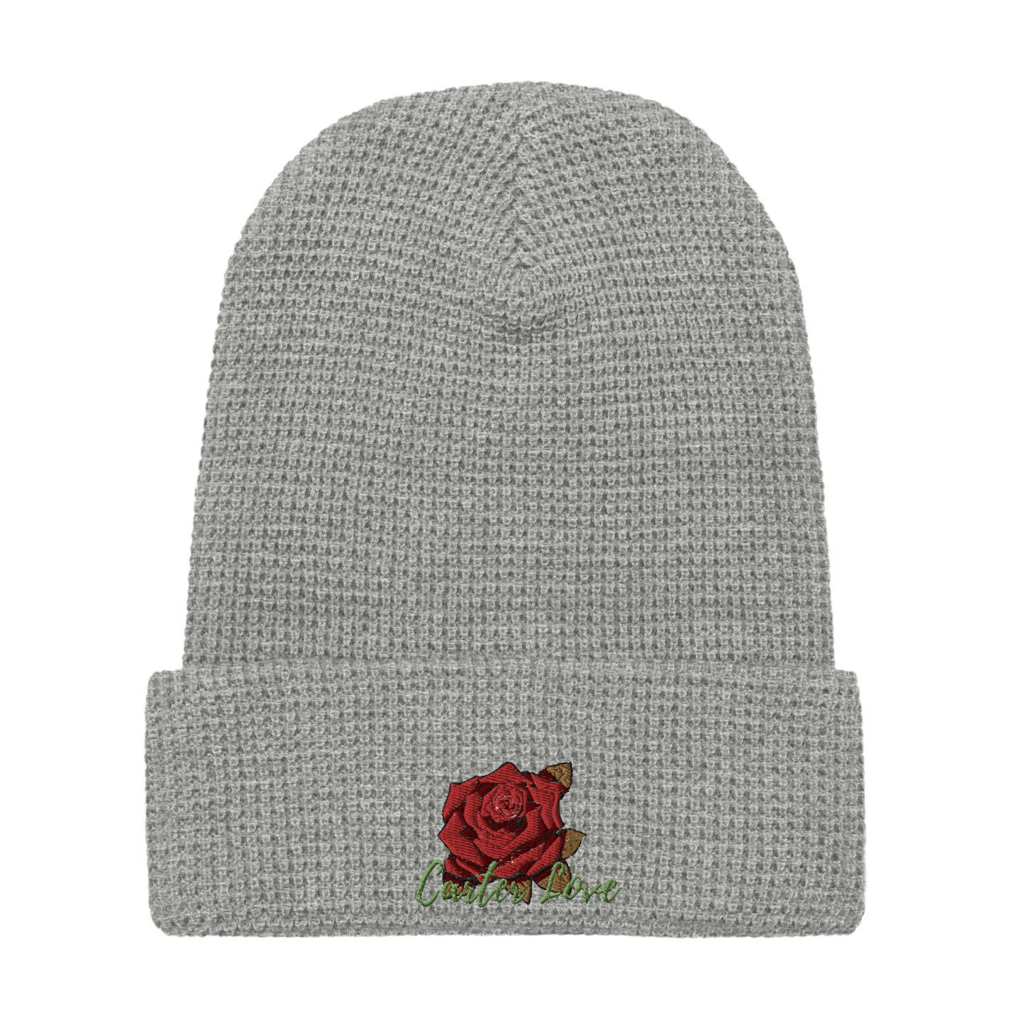 Carter Rose Waffle beanie